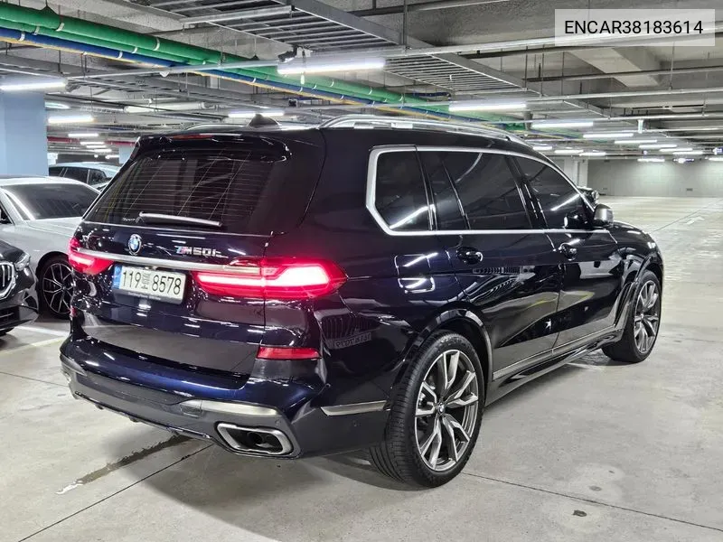 BMW X7 (G07) ​​M50I 6-Seater VIN: ENCAR38183614 Lot: 38183614