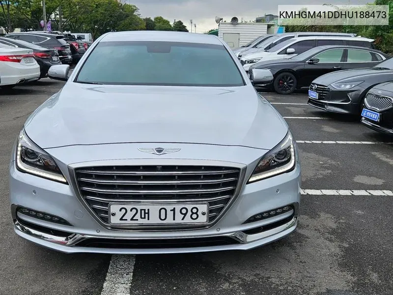 Genesis G80 3.3 Gdi Awd Premium Luxury VIN: KMHGM41DDHU188473 Lot: 38184002