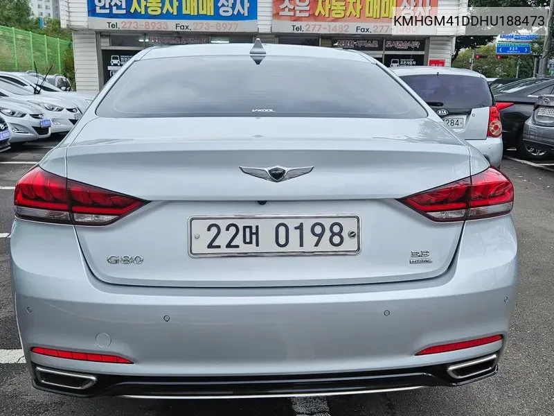 Genesis G80 3.3 Gdi Awd Premium Luxury VIN: KMHGM41DDHU188473 Lot: 38184002