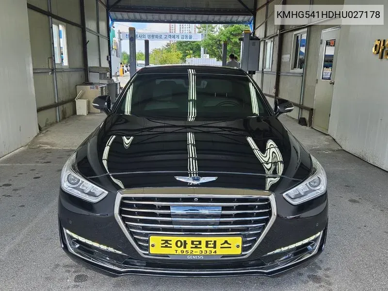 Genesis Eq900 5.0 Gdi Awd Prestige VIN: KMHG541HDHU027178 Lot: 38176047