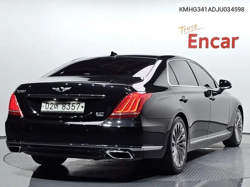 Genesis Eq900 3.3 T-Gdi Awd Prestige VIN: KMHG341ADJU034598 Lot: 38170216