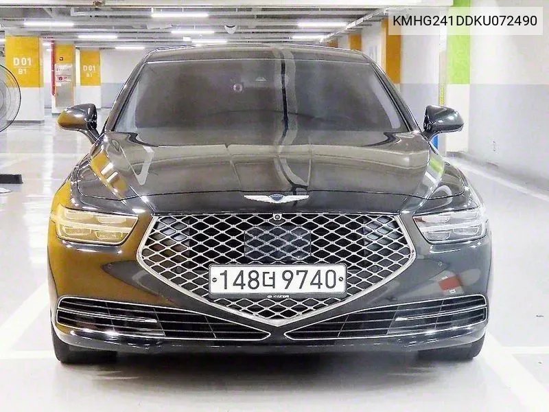 Genesis G90 3.8 Awd Premium Luxury VIN: KMHG241DDKU072490 Lot: 38181833