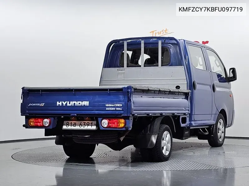 KMFZCY7KBFU097719 Hyundai Porter Ⅱcargo Truck 1 Ton Double Cab Crdi