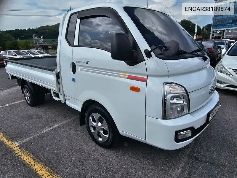 Hyundai Porter Ⅱcargo Truck 1 Ton Super Cab Crdi VIN: ENCAR38189874 Lot: 38189874