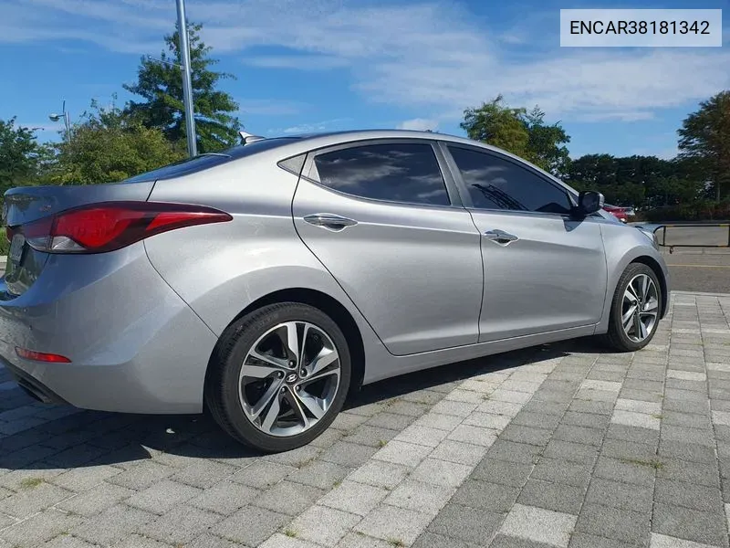 Hyundai The New Avante 1.6 Gdi Premium Basic Type VIN: ENCAR38181342 Lot: 38181342