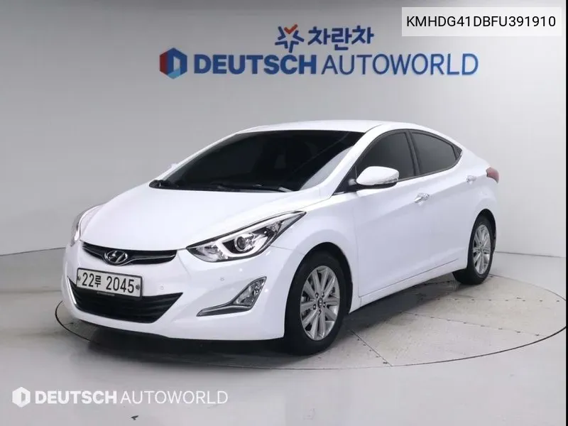 Hyundai The New Avante 1.6 Gdi Modern Basic Model VIN: KMHDG41DBFU391910 Lot: 38193126