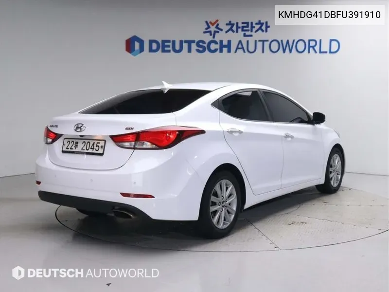 Hyundai The New Avante 1.6 Gdi Modern Basic Model VIN: KMHDG41DBFU391910 Lot: 38193126