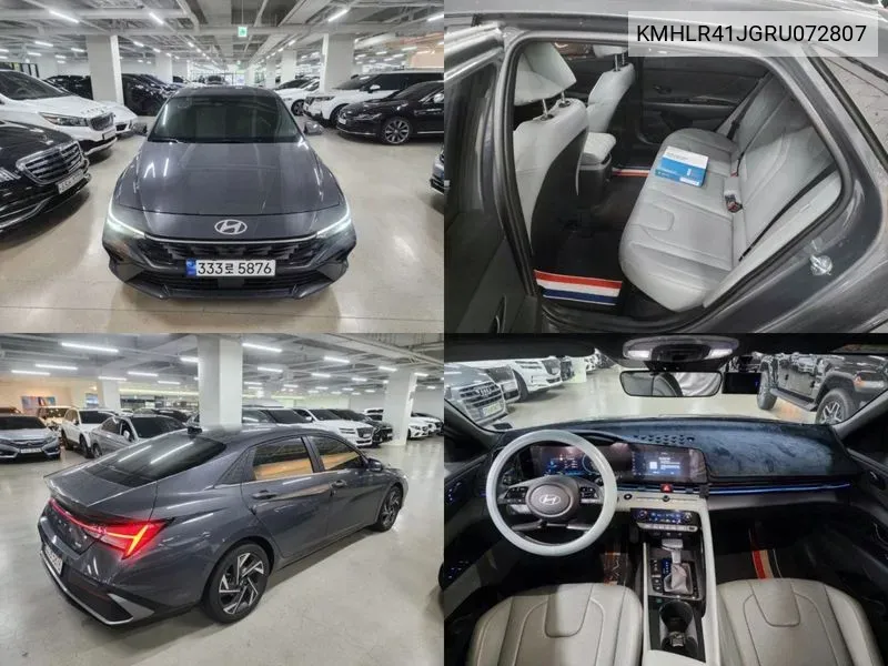 Hyundai The New Avante Hybrid (Cn7) Inspiration VIN: KMHLR41JGRU072807 Lot: 38182827