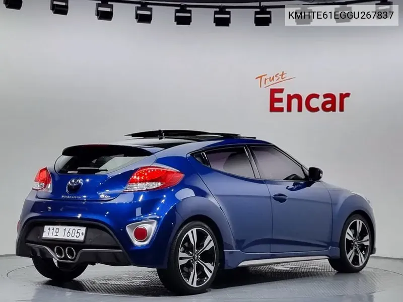 Hyundai The New Veloster 1.6 Turbo Despec VIN: KMHTE61EGGU267837 Lot: 38169332