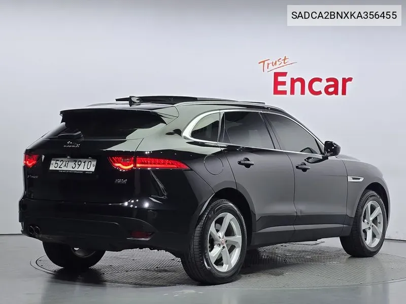 Jaguar F-Pace 20D Prestige VIN: SADCA2BNXKA356455 Lot: 38188822