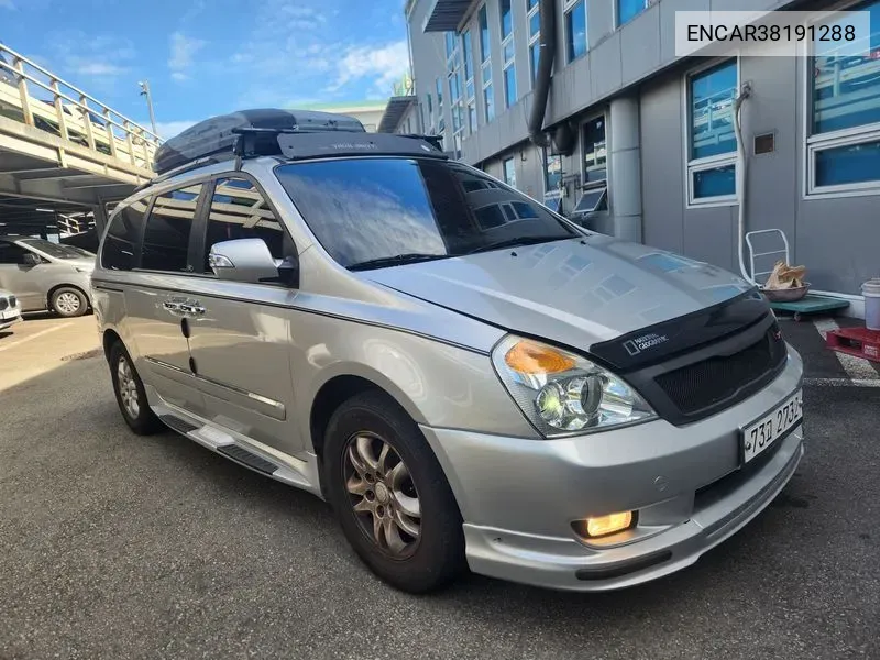 Kia Carnival R Grand Carnival Glx Top-Of-The-Line Model VIN: ENCAR38191288 Lot: 38191288