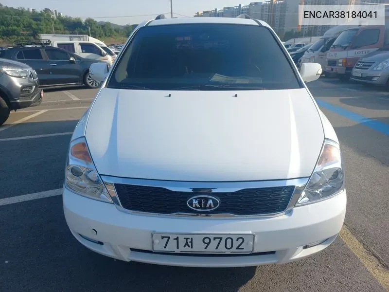 Kia Carnival R Grand Carnival Glx Top-Of-The-Line Model VIN: ENCAR38184041 Lot: 38184041