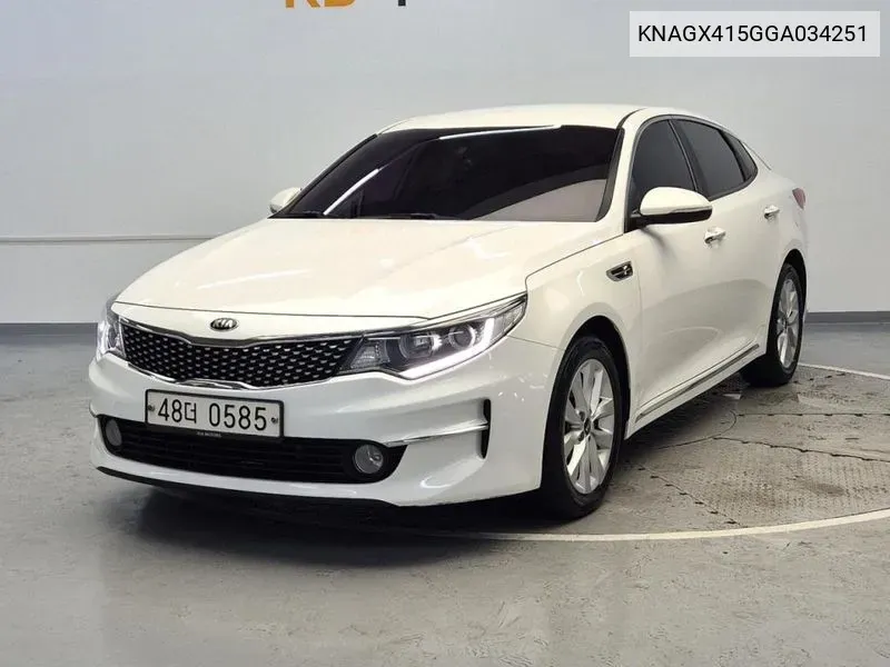 Kia K5 2Nd Generation 1.7 Diesel Mx Prestige VIN: KNAGX415GGA034251 Lot: 38193059