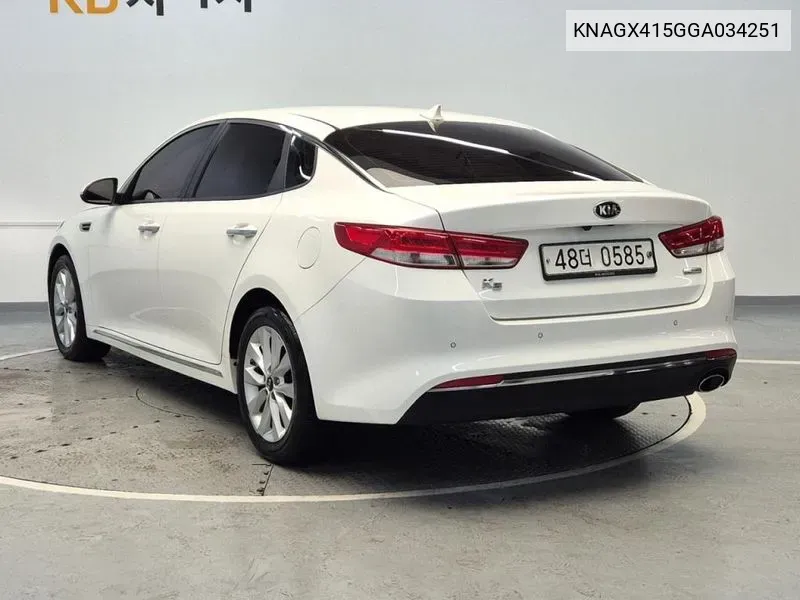 Kia K5 2Nd Generation 1.7 Diesel Mx Prestige VIN: KNAGX415GGA034251 Lot: 38193059