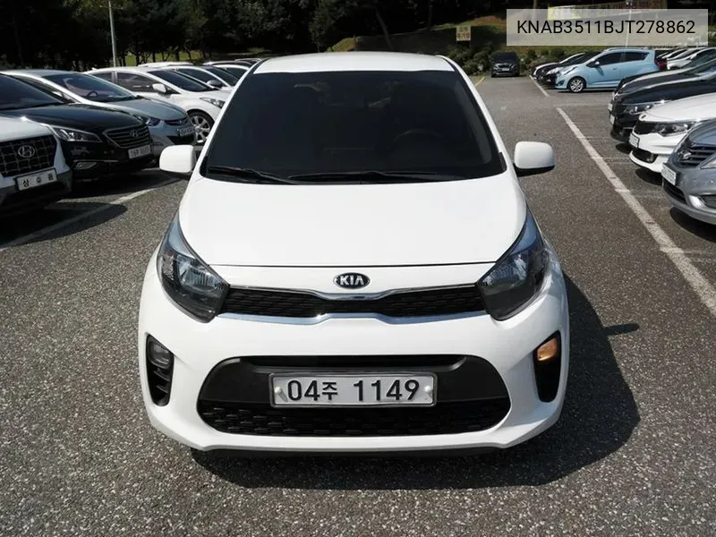 Kia All New Morning (Ja) Luxury VIN: KNAB3511BJT278862 Lot: 38182686