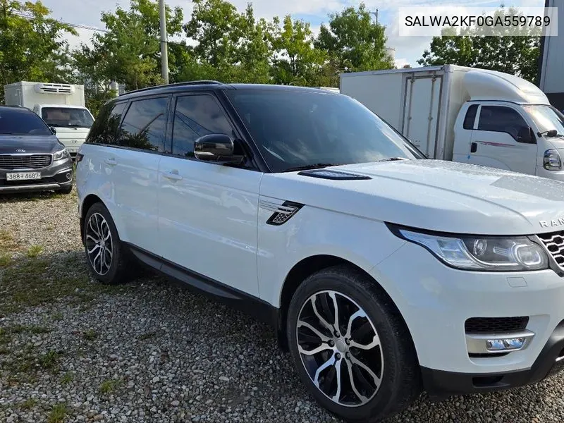 Land Rover Range Rover Sports 2Nd Generation 3.0 Sdv6 Hse VIN: SALWA2KF0GA559789 Lot: 38181363