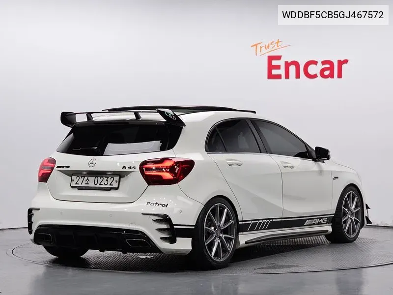 Mercedes A-Class W176 A45 Amg 4Matic VIN: WDDBF5CB5GJ467572 Lot: 38140437