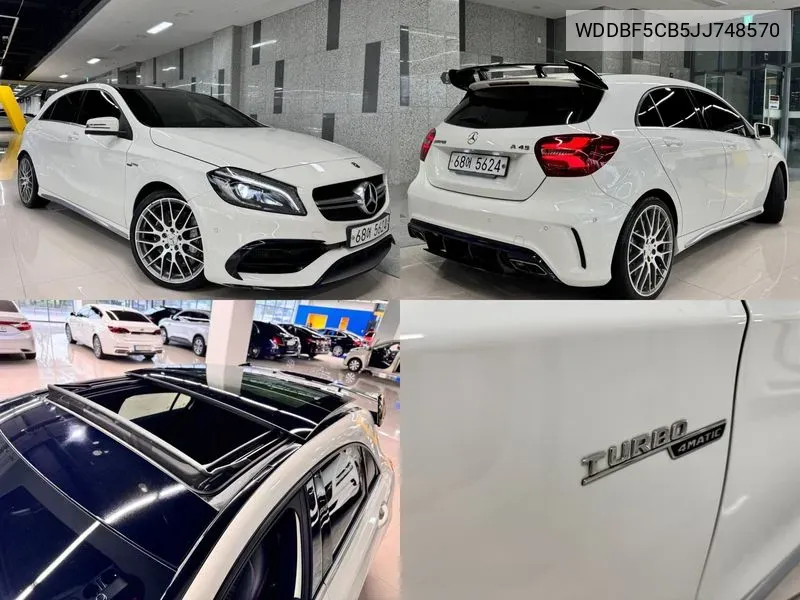 WDDBF5CB5JJ748570 Mercedes A-Class W176 A45 Amg 4Matic