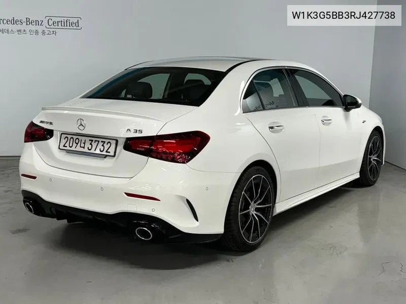 Benz A-Class W177 Amg A35 S Amg 4Matic Sedan VIN: W1K3G5BB3RJ427738 Lot: 38028575