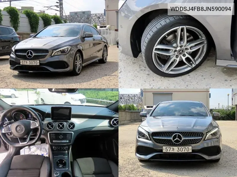 Mercedes Cla-Class C117 Cla220 Amg Line VIN: WDDSJ4FB8JN590094 Lot: 38182041