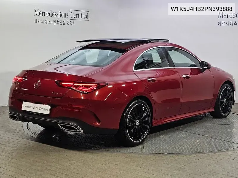 Benz Cla-Class C118 Cla250 4Matic VIN: W1K5J4HB2PN393888 Lot: 38190955