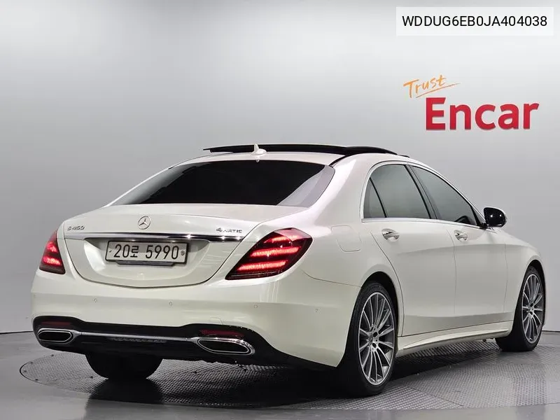 Mercedes S-Class W222 S450L 4Matic VIN: WDDUG6EB0JA404038 Lot: 38188050