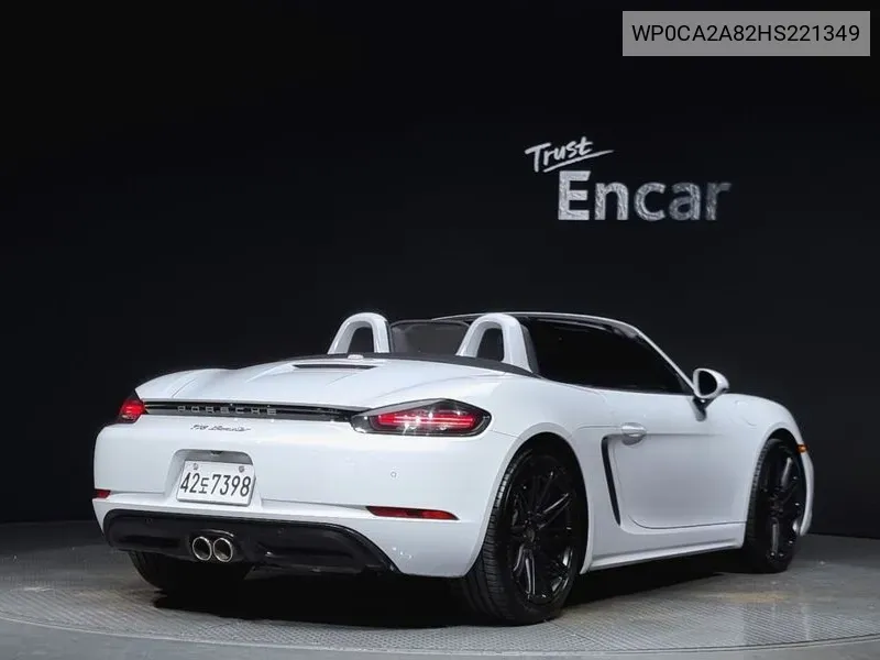 Porsche 718 Boxster 2.0 VIN: WP0CA2A82HS221349 Lot: 38142540