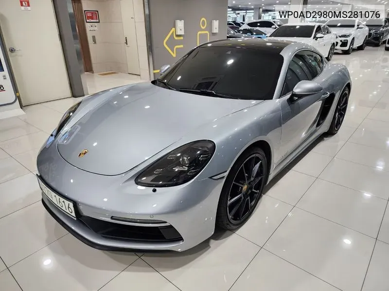 Porsche 718 Cayman 4.0 Gts VIN: WP0AD2980MS281076 Lot: 38160019