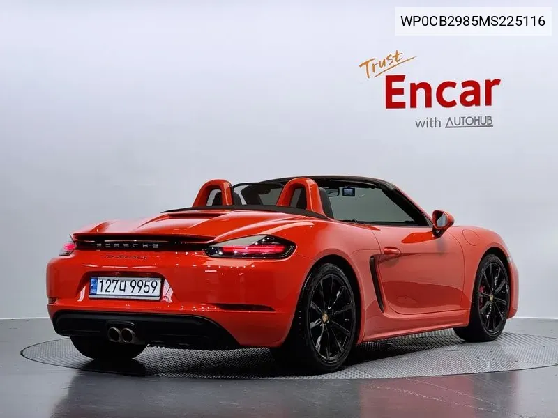 WP0CB2985MS225116 Porsche 718 Boxster S 2.5