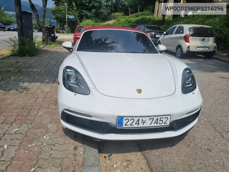 Porsche 718 Boxster 4.0 Gts VIN: WP0CD2980PS216256 Lot: 37939322