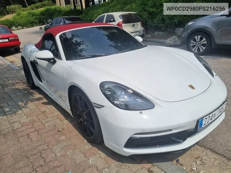 Porsche 718 Boxster 4.0 Gts VIN: WP0CD2980PS216256 Lot: 37939322