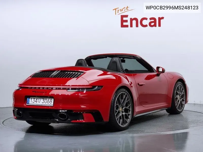 Porsche 911 (992) Carrera S Cabriolet VIN: WP0CB2996MS248123 Lot: 38158300