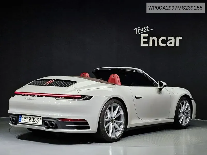 Porsche 911 (992) Carrera Cabriolet VIN: WP0CA2997MS239255 Lot: 38169147