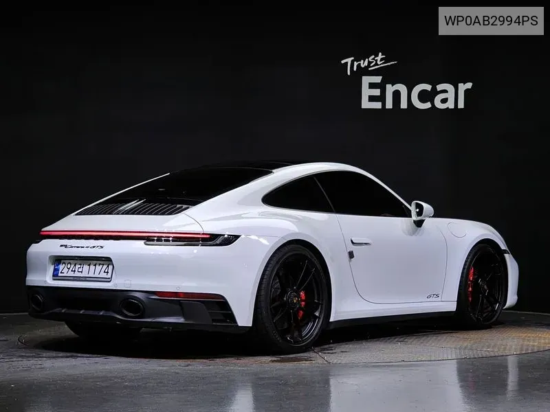 Porsche 911 (992) Carrera 4 Gts VIN: WP0AB2994PS Lot: 38166000