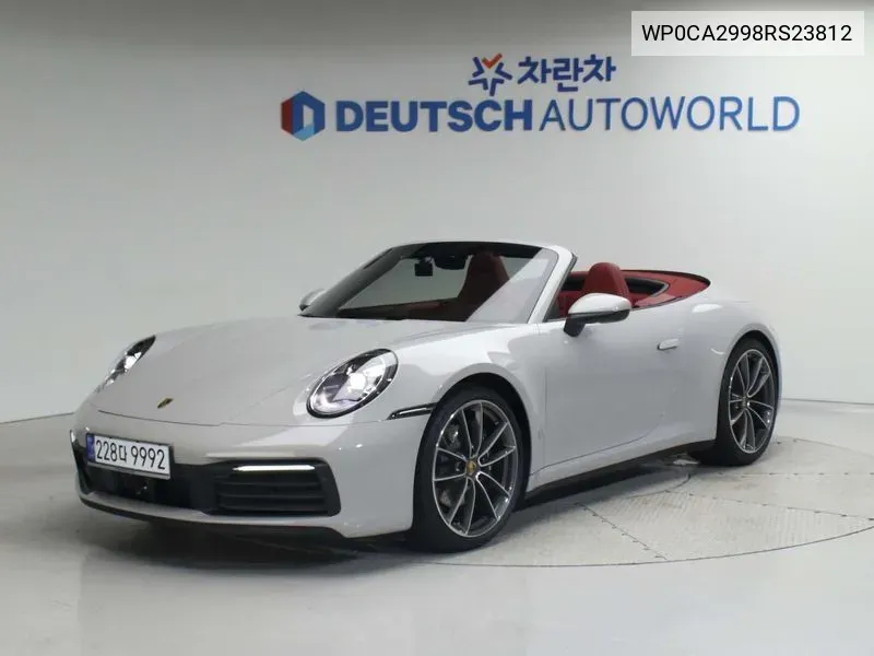 Porsche 911 (992) Carrera 4 Cabriolet VIN: WP0CA2998RS23812 Lot: 38182511