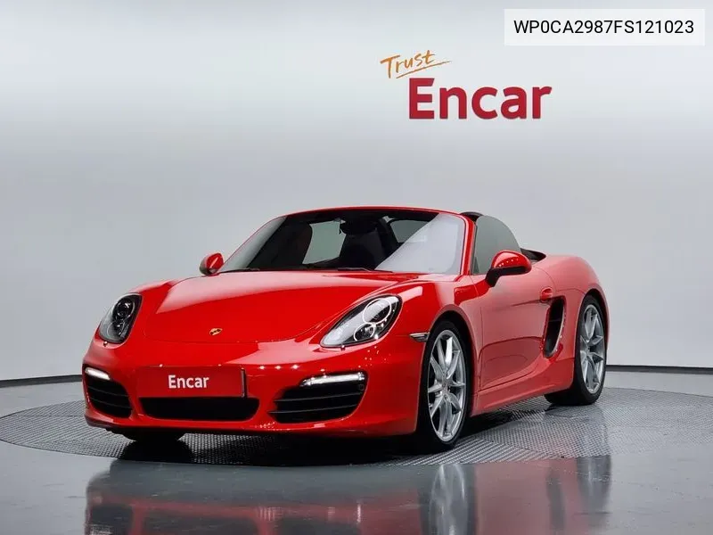 Porsche Boxster 2.7 981 VIN: WP0CA2987FS121023 Lot: 38158162