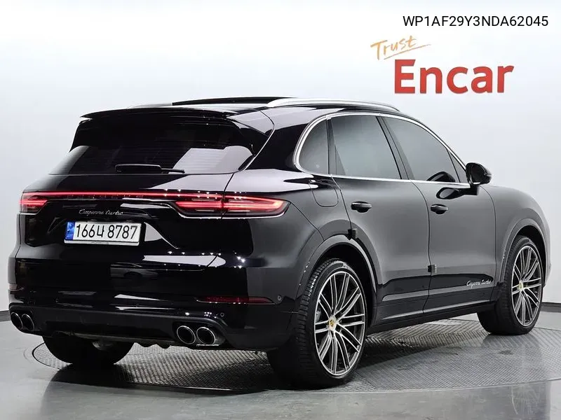 Porsche Cayenne (Po536) 4.0 Turbo VIN: WP1AF29Y3NDA62045 Lot: 38172621