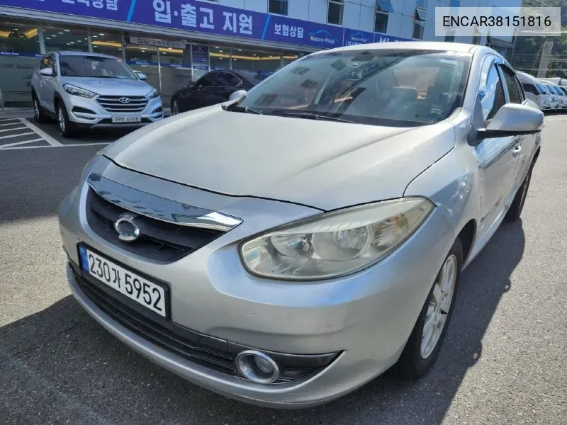 Renault Korea (Samsung) New Sm3 Le VIN: ENCAR38151816 Lot: 38151816