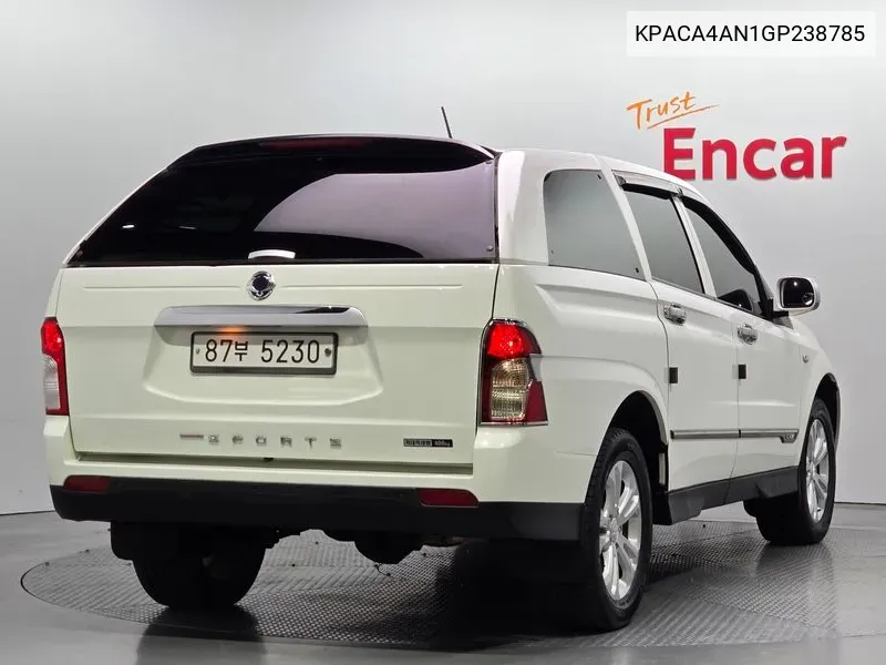 KPACA4AN1GP238785 Kg Mobility (Ssangyong) Korando Sports Cx7 4Wd Club