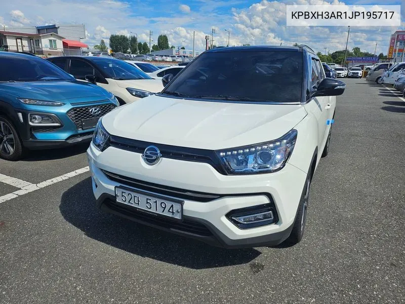 Kg Mobility (Ssangyong) Tivoli Armor Gear Edition 2Wd VIN: KPBXH3AR1JP195717 Lot: 38190572