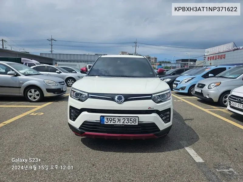 Kg Mobility (Ssangyong) Very New Tivoli Gasoline 1.5 2Wd R-Plus White VIN: KPBXH3AT1NP371622 Lot: 38188123