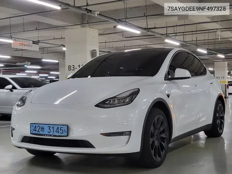 Tesla Model Y Long Range VIN: 7SAYGDEE9NF497328 Lot: 38193036