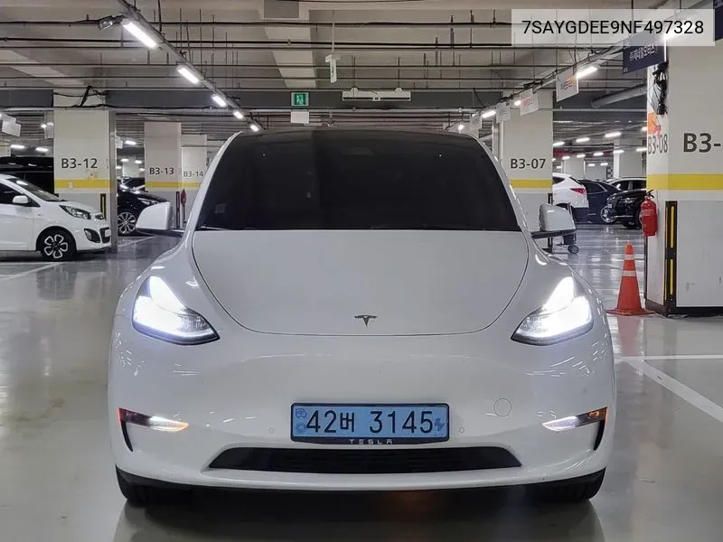 Tesla Model Y Long Range VIN: 7SAYGDEE9NF497328 Lot: 38193036