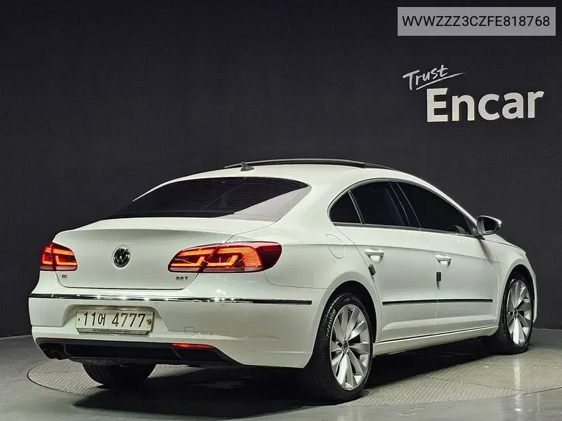 Volkswagen New Cc 2.0 Tsi VIN: WVWZZZ3CZFE818768 Lot: 38157804