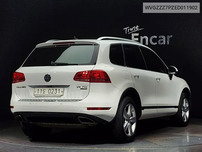 Volkswagen New Touareg V6 3.0 Tdi Bluemotion 7P5 VIN: WVGZZZ7PZED011902 Lot: 38098326