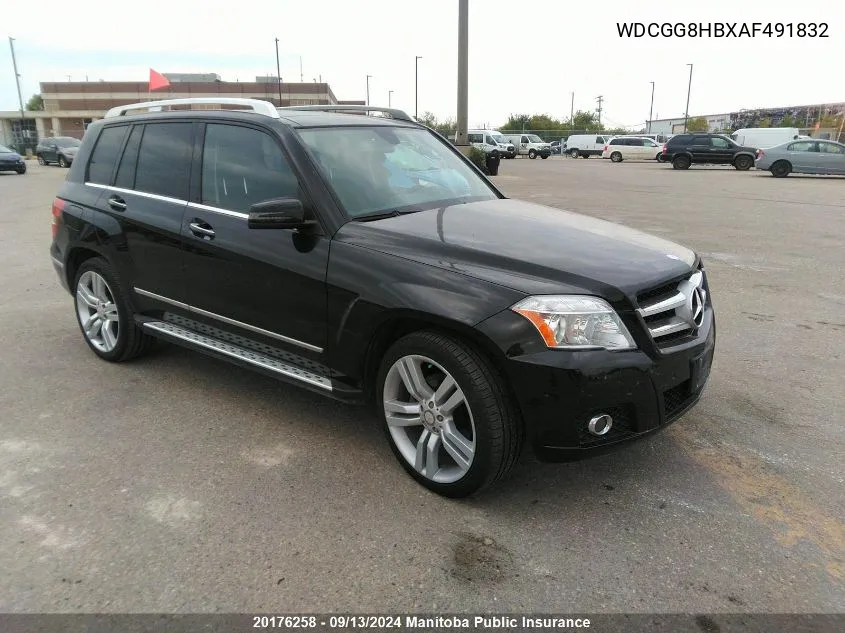 WDCGG8HBXAF491832 2010 Mercedes Benz Glk350