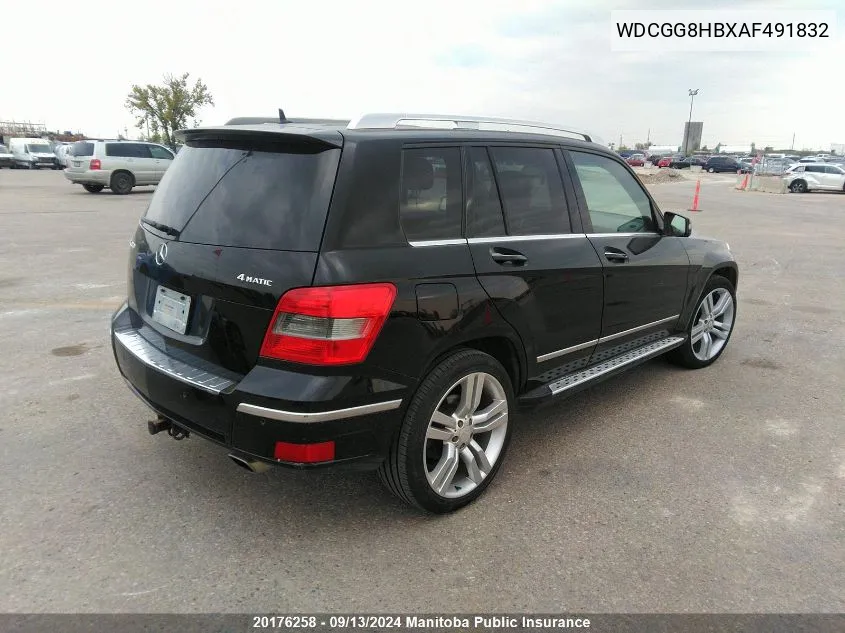 WDCGG8HBXAF491832 2010 Mercedes Benz Glk350