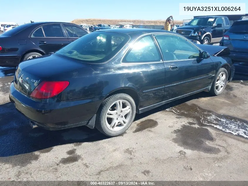 1999 Acura Cl 2.3 VIN: 19UYA3251XL006264 Lot: 40322637