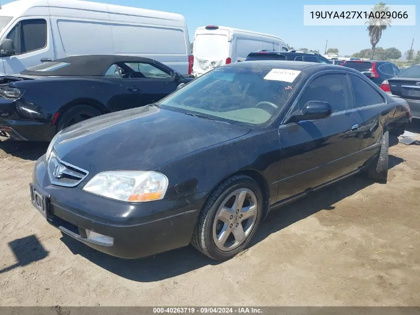 2001 Acura Cl Type-S VIN: 19UYA427X1A029066 Lot: 40263719