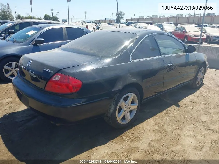 2001 Acura Cl Type-S VIN: 19UYA427X1A029066 Lot: 40263719